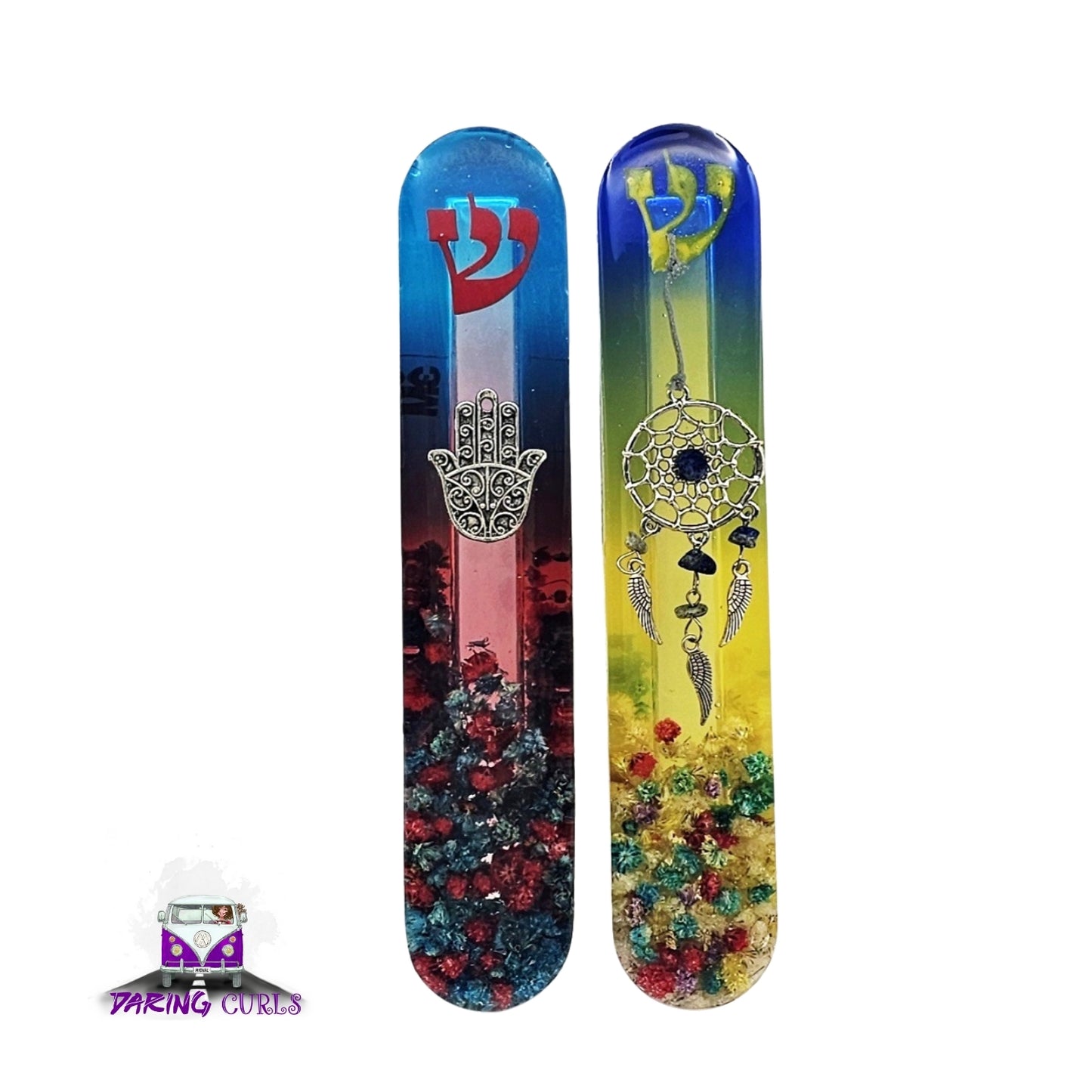 Mezuzah with a story - Dream Catcher - 15cm #321 מזוזה עם סיפור