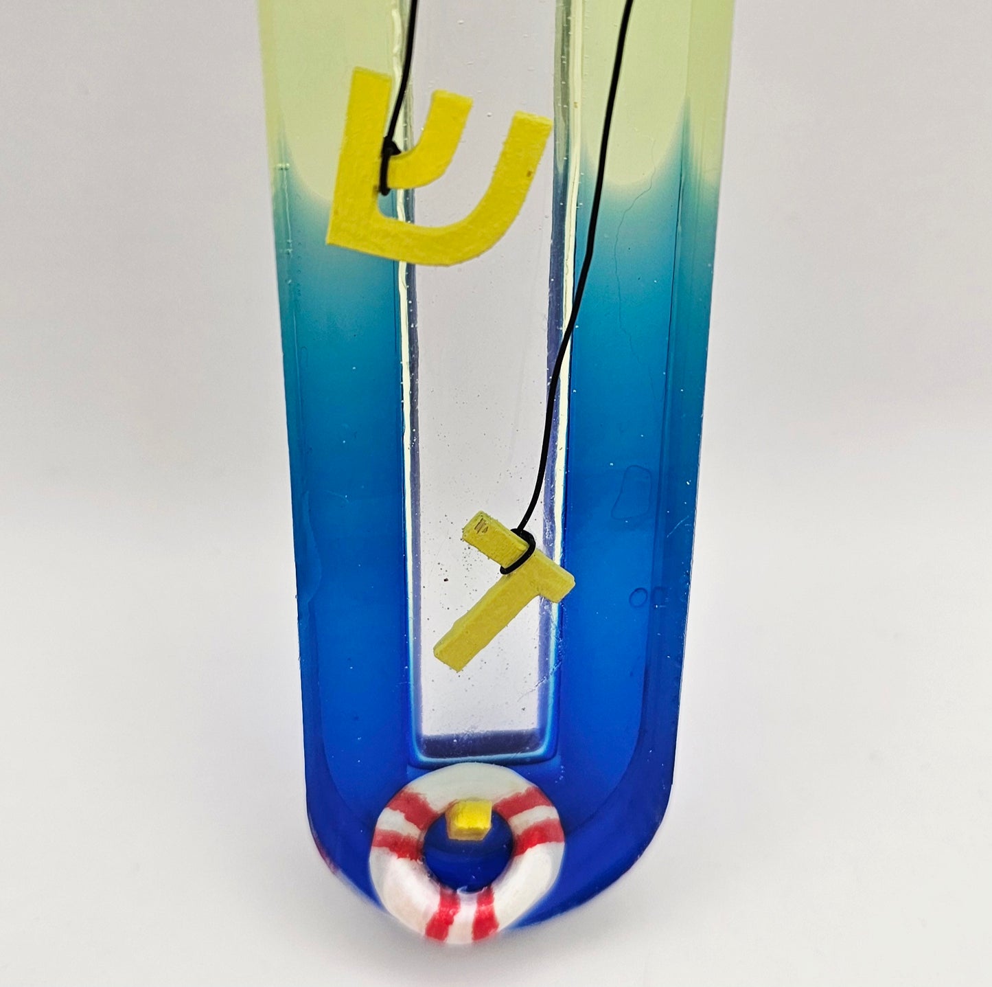 Mezuzah with a story - Fisherman - 15cm #276 מזוזה עם סיפור