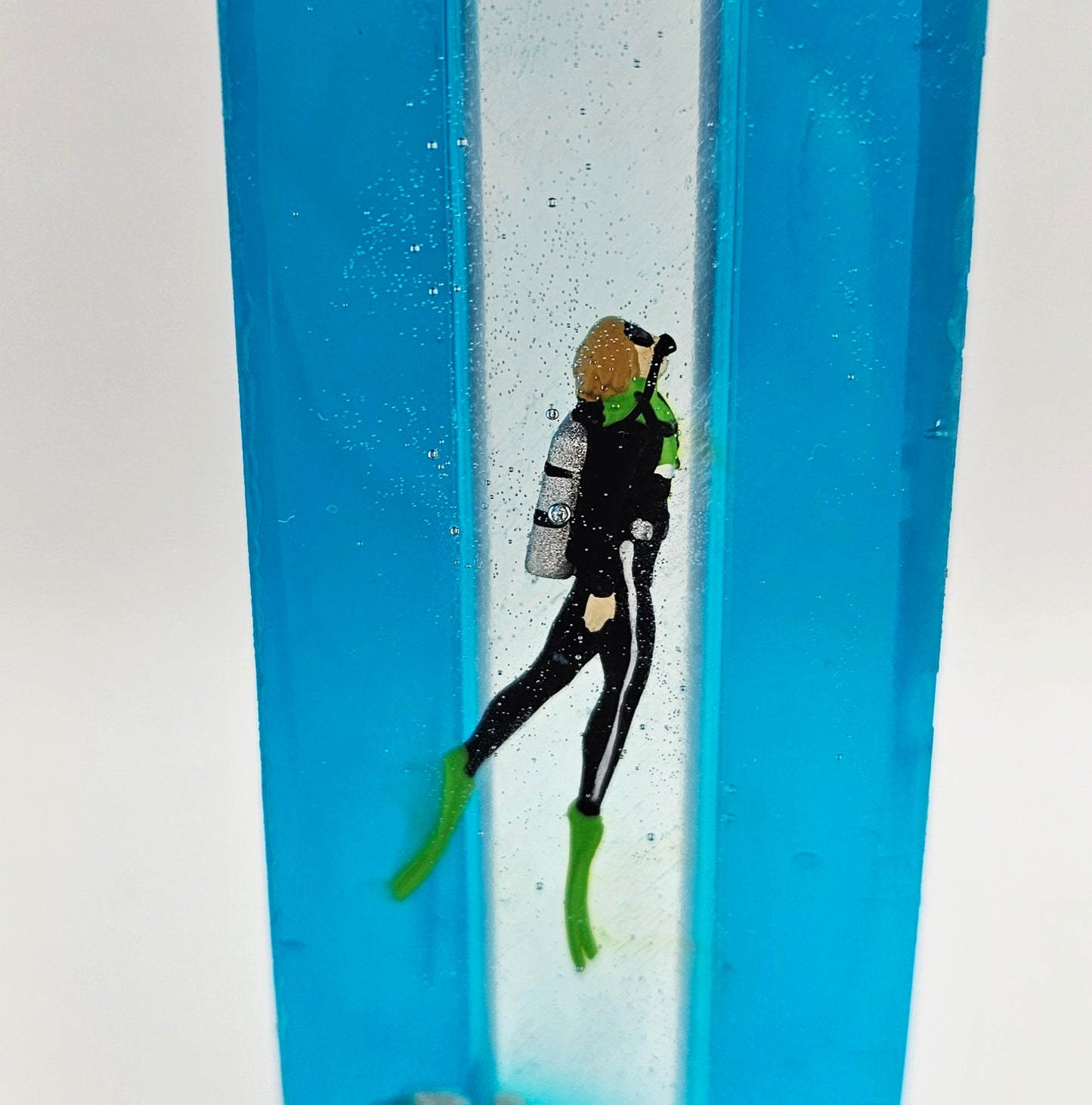 Mezuzah with a story - Diver - 15cm #281 מזוזה עם סיפור