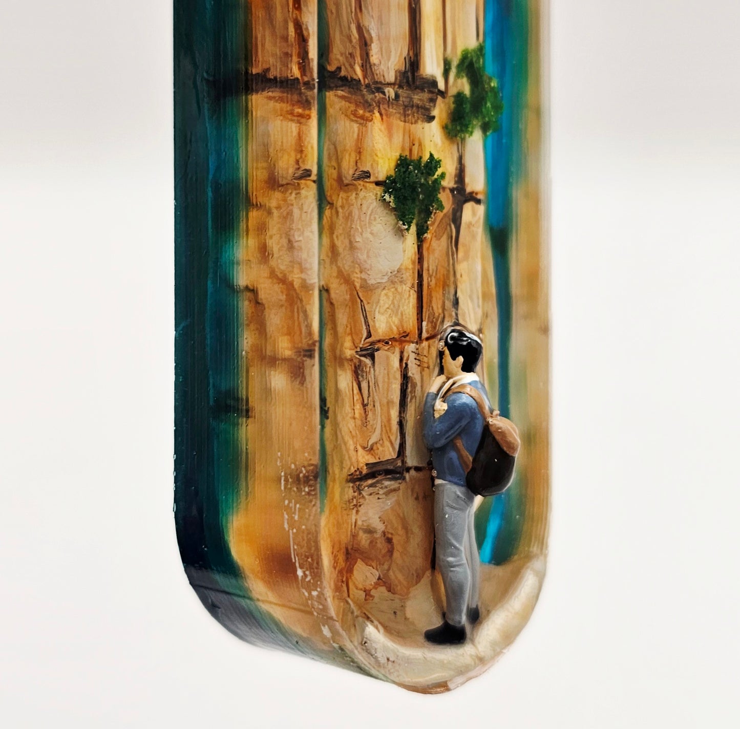 Mezuzah with a story - Western Wall (Kotel) - 15cm #299 מזוזה עם סיפור