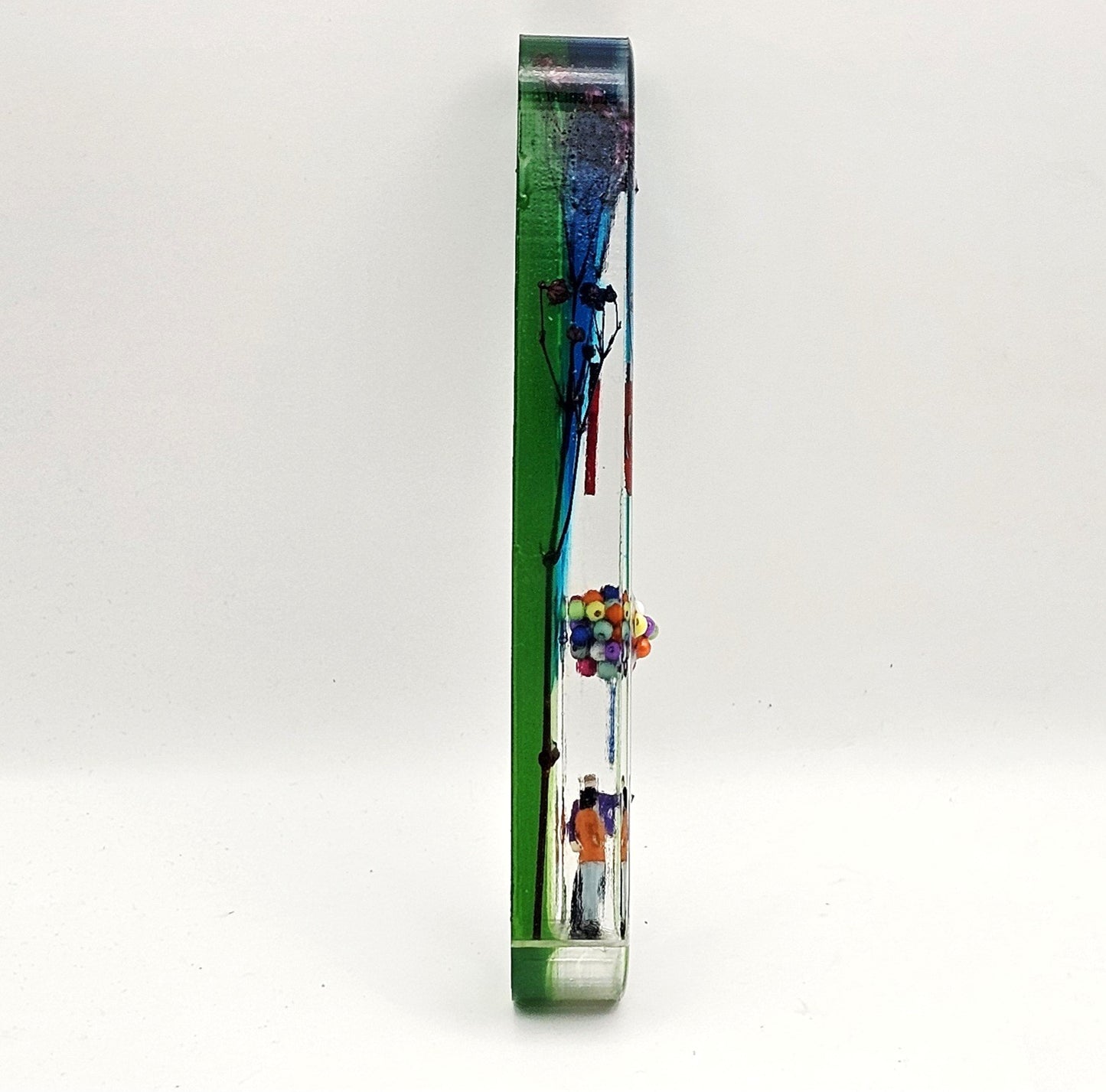 Mezuzah with a story - Loving Couple - 15cm #306 מזוזה עם סיפור