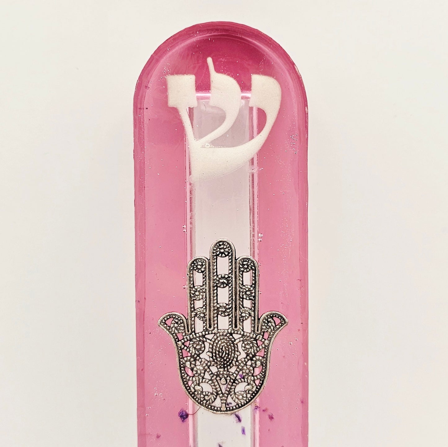Mezuzah with a story - Hamsa - 12cm #309 מזוזה עם סיפור