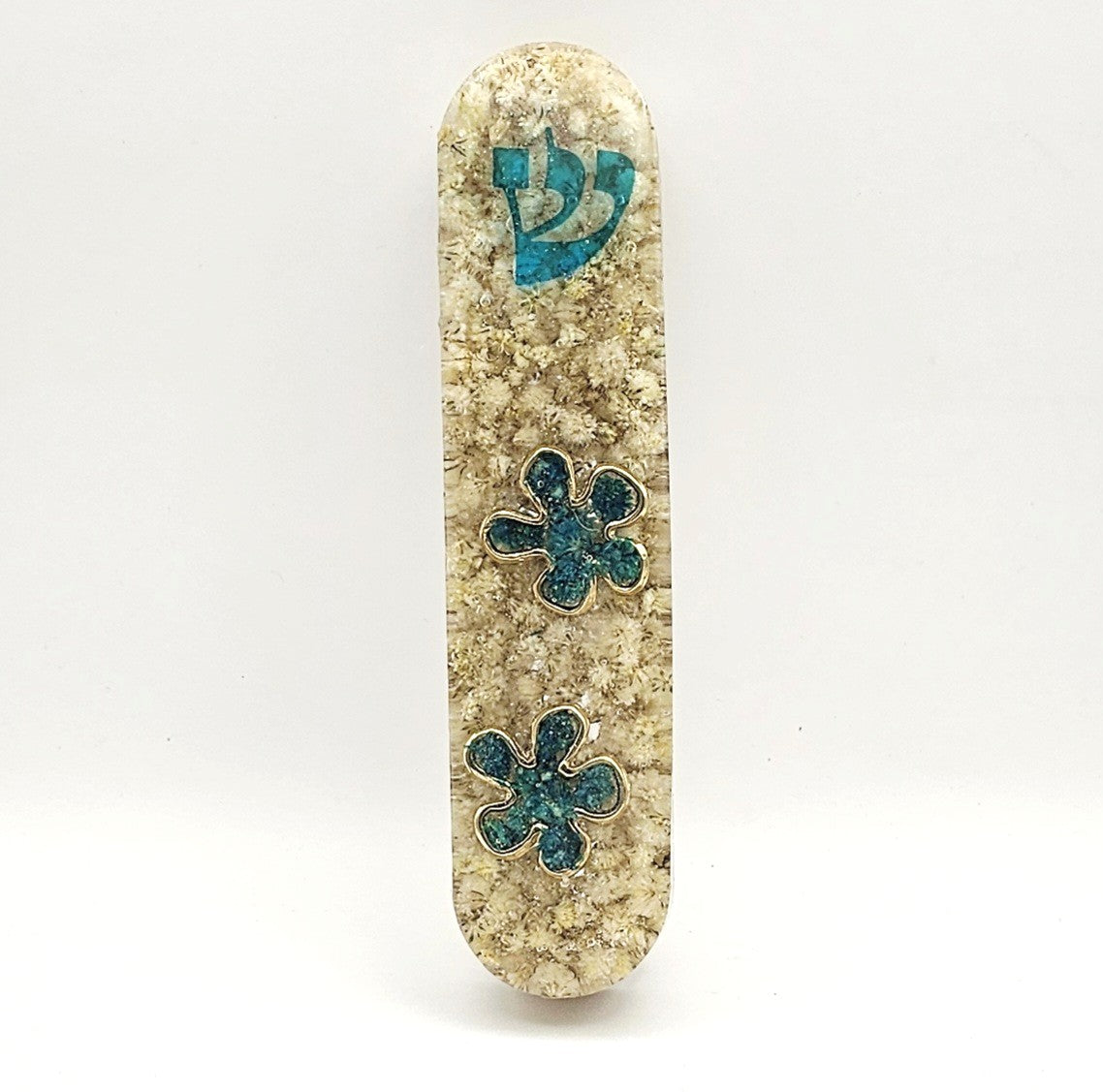 Mezuzah with a story - Flowers - 12cm #312 מזוזה עם סיפור