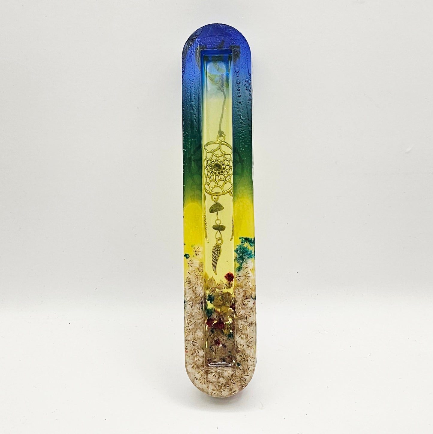 Mezuzah with a story - Dream Catcher - 15cm #321 מזוזה עם סיפור