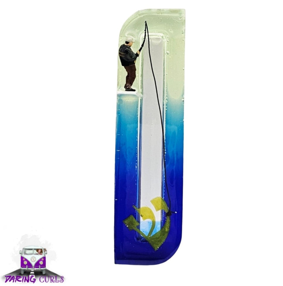 Mezuzah with a story - Fisherman - 10cm #275 מזוזה עם סיפור