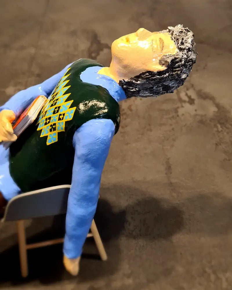 Sleeping man on a chair איש ישן על כסא Armchair