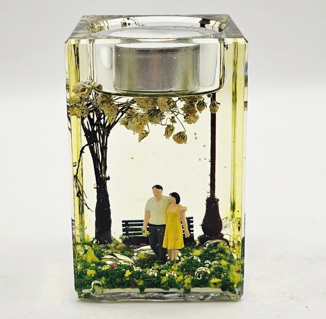 Candle Holders with Miniatures