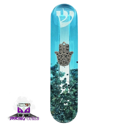 Mezuzah with a story - Hamsa - 12cm #311