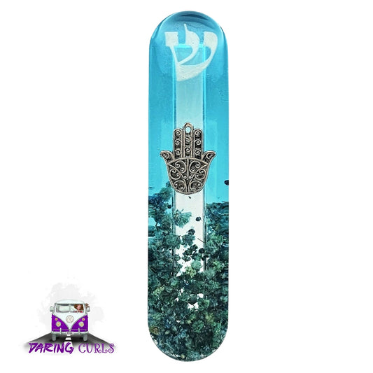 Mezuzah with a story - Hamsa - 12cm #311 מזוזה עם סיפור