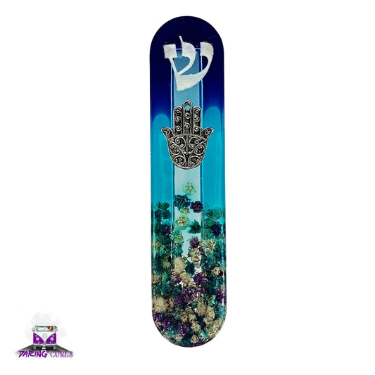 Mezuzah with a story - Hamsa - 12cm #307 מזוזה עם סיפור