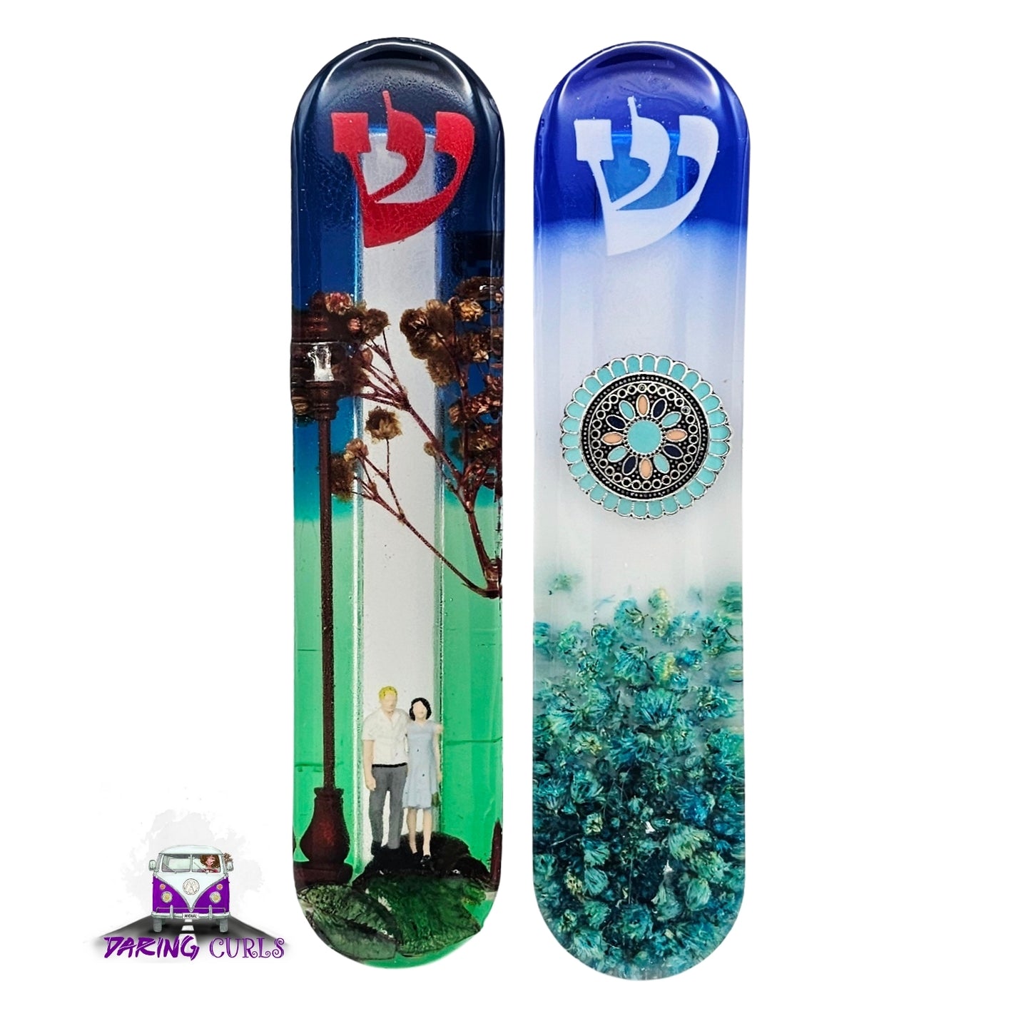 Mezuzah with a story - Decoration - 12cm #325 מזוזה עם סיפור
