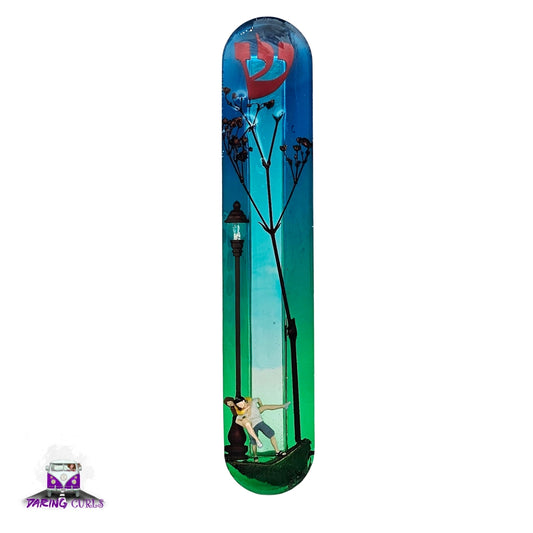 Mezuzah with a story - Loving Couple - 15cm #298 מזוזה עם סיפור