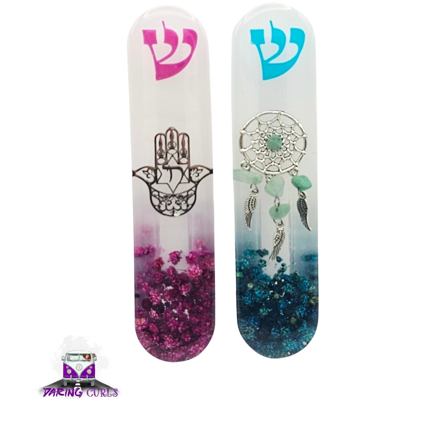 Mezuzah with a story - Hamsa - 12cm #329 מזוזה עם סיפור
