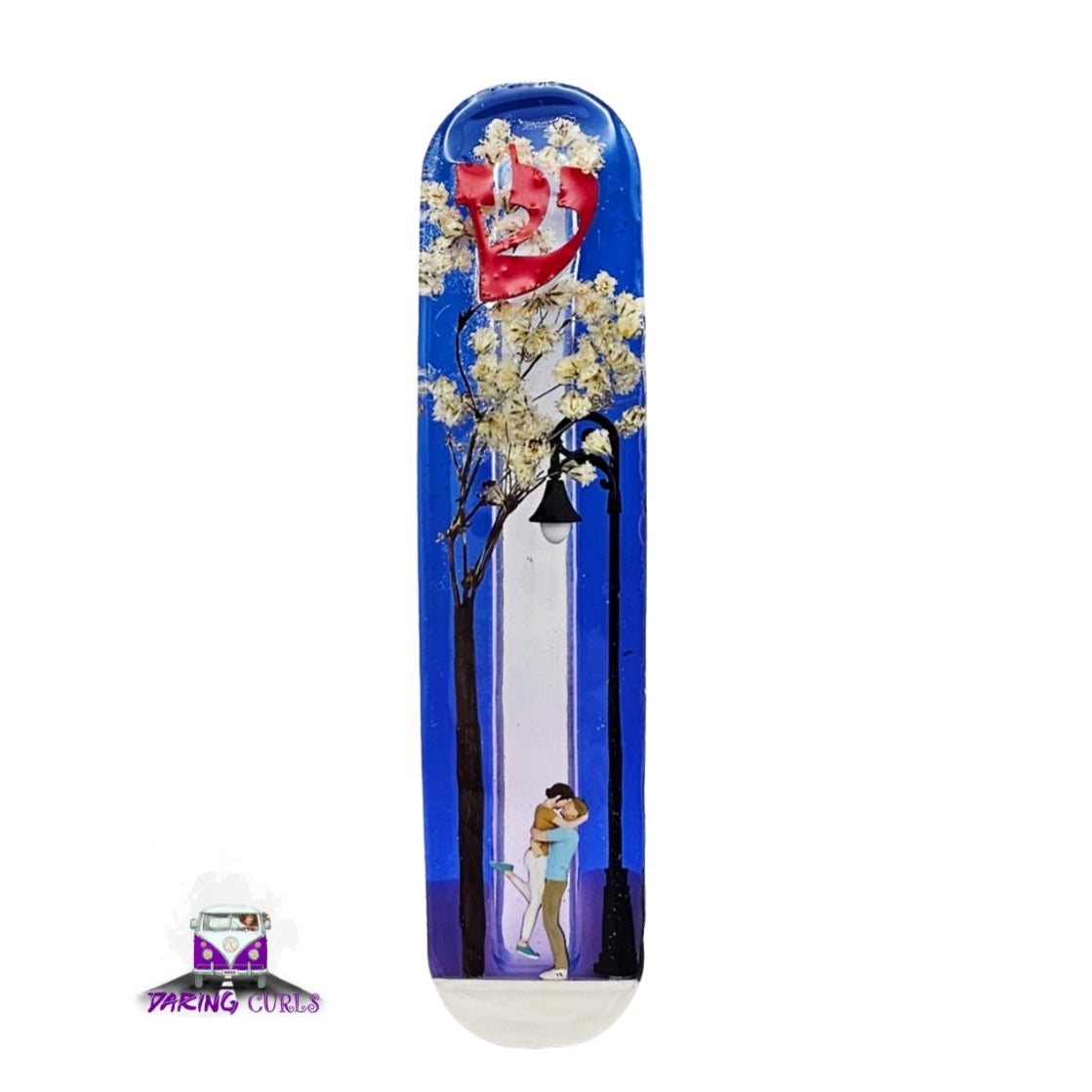 Mezuzah with a story - Loving Couple - 12cm - #264 מזוזה עם סיפור