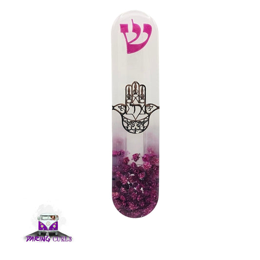 Mezuzah with a story - Hamsa - 12cm #329 מזוזה עם סיפור