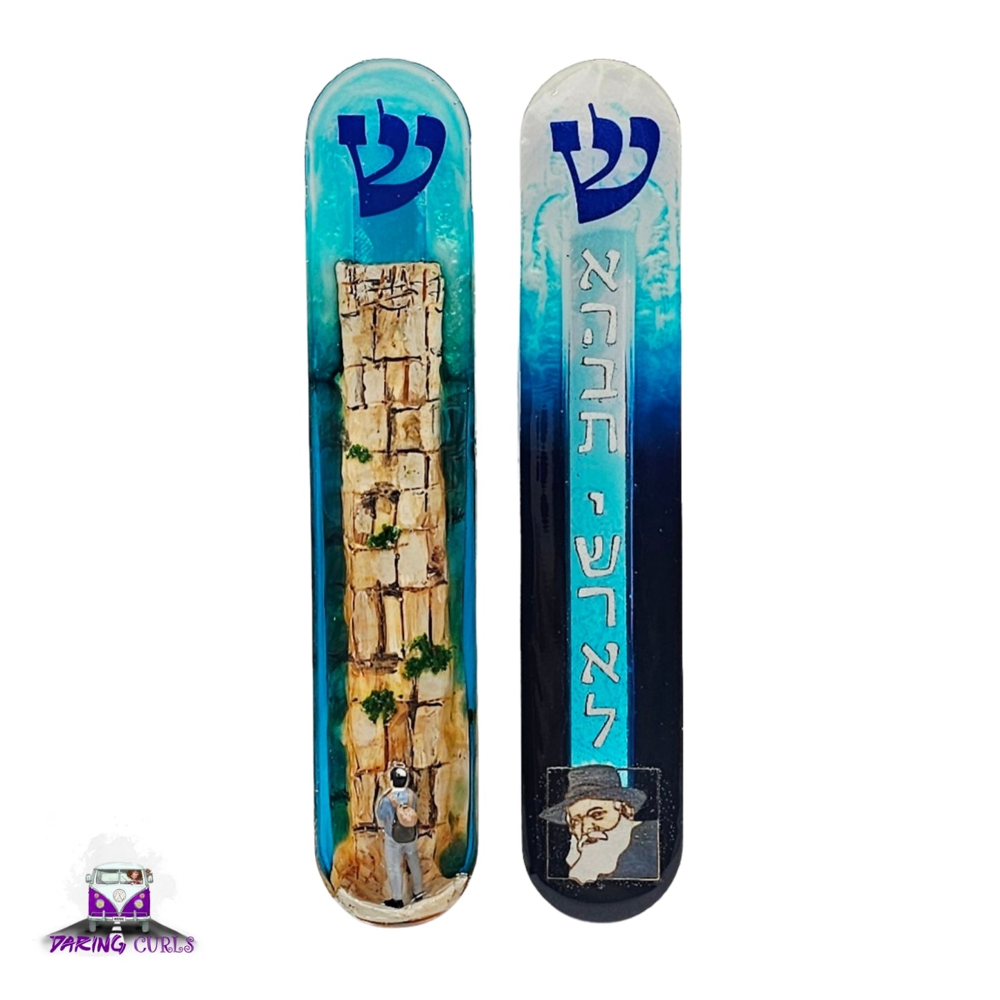 Mezuzah with a story - Western Wall (Kotel) - 15cm #299 מזוזה עם סיפור