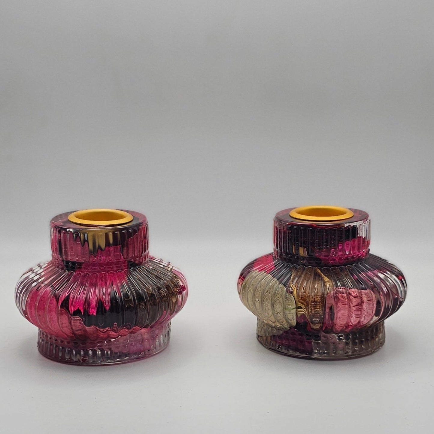 Candle Holder Colorful #92 פמוט עגול