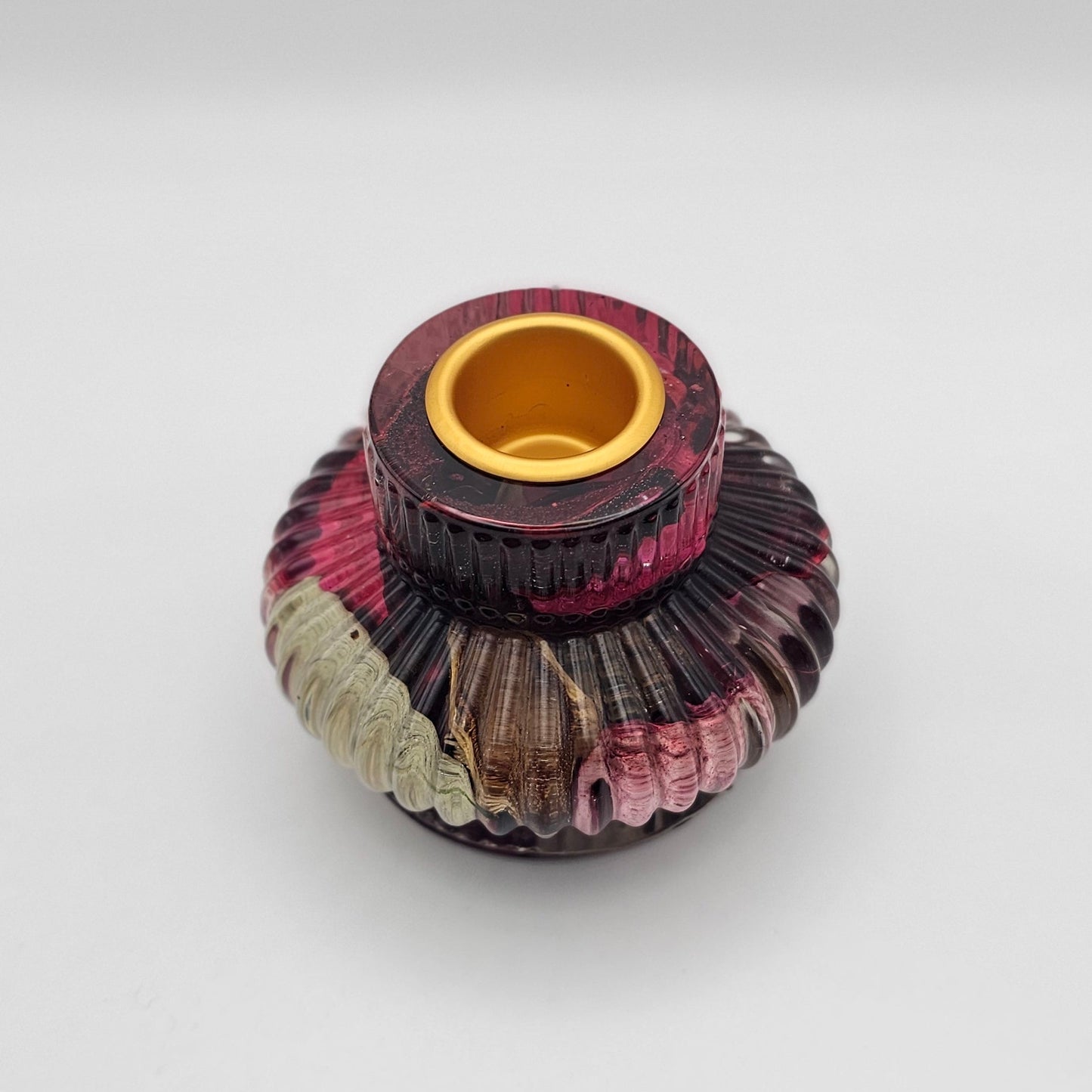 Candle Holder Colorful #92 פמוט עגול