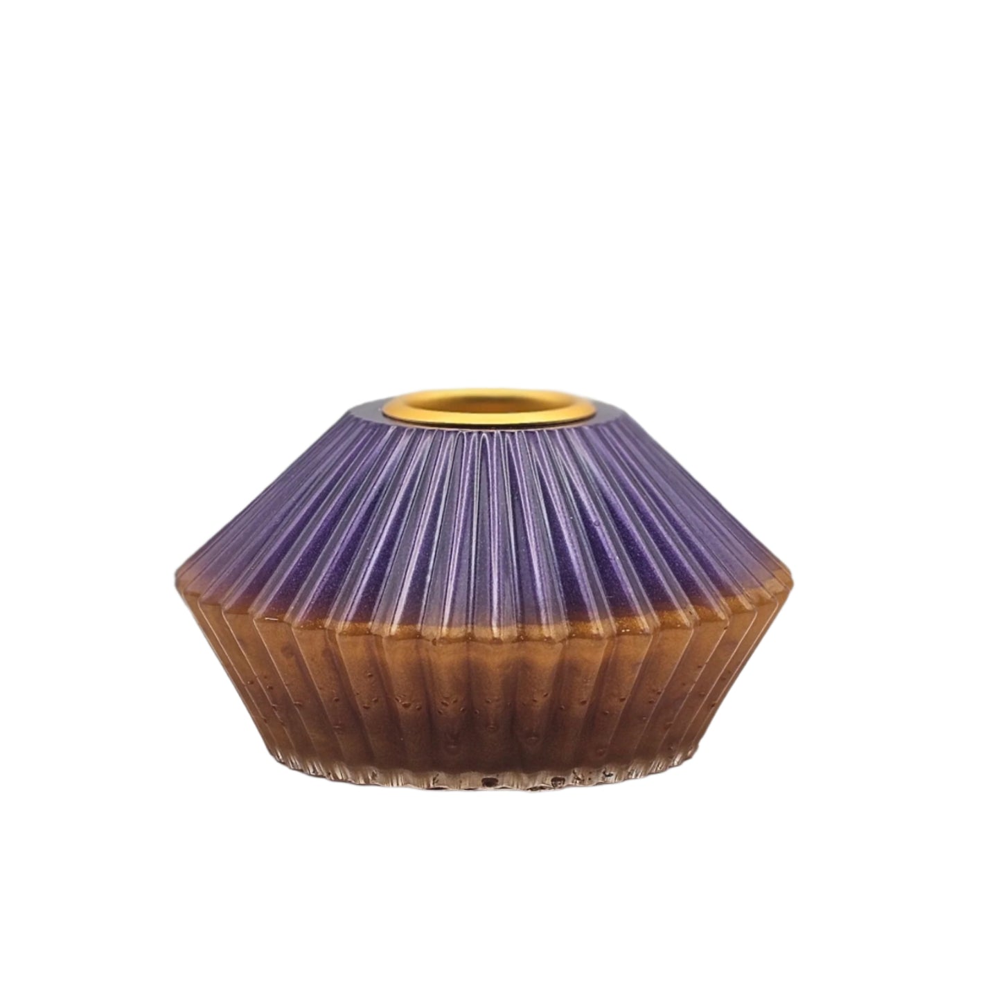 Candle Holder Gold #172 פמוט מוזהב