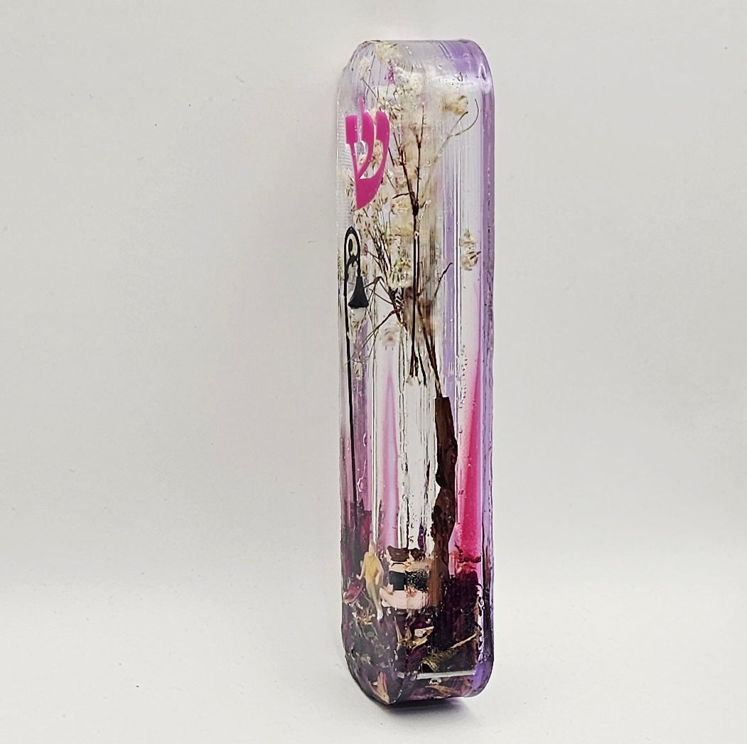 Mezuzah with a story - Loving Couple 12cm #260 מזוזה עם סיפור