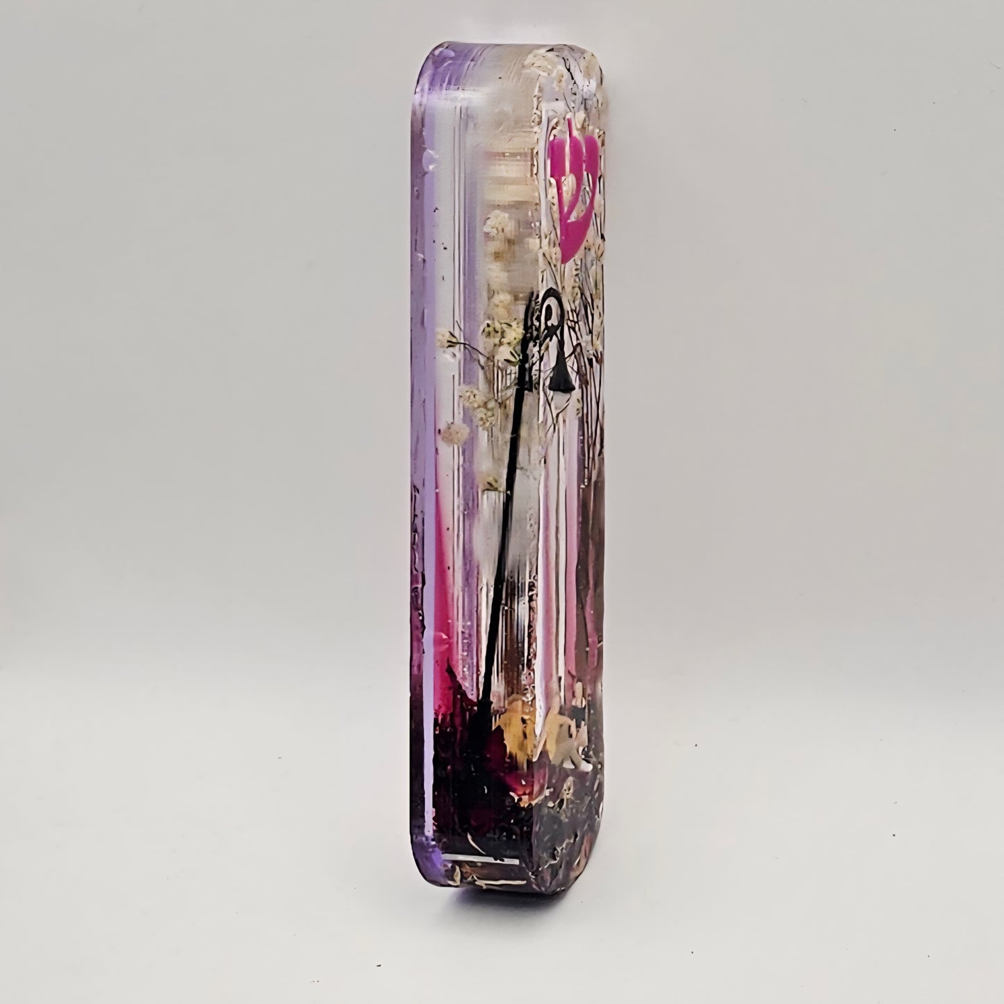 Mezuzah with a story - Loving Couple 12cm #260 מזוזה עם סיפור