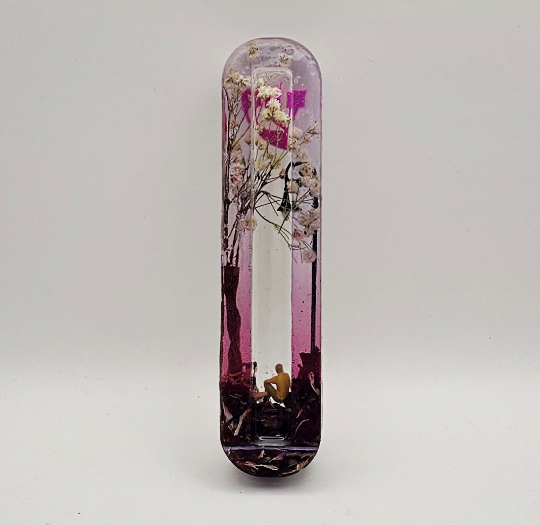 Mezuzah with a story - Loving Couple 12cm #260 מזוזה עם סיפור