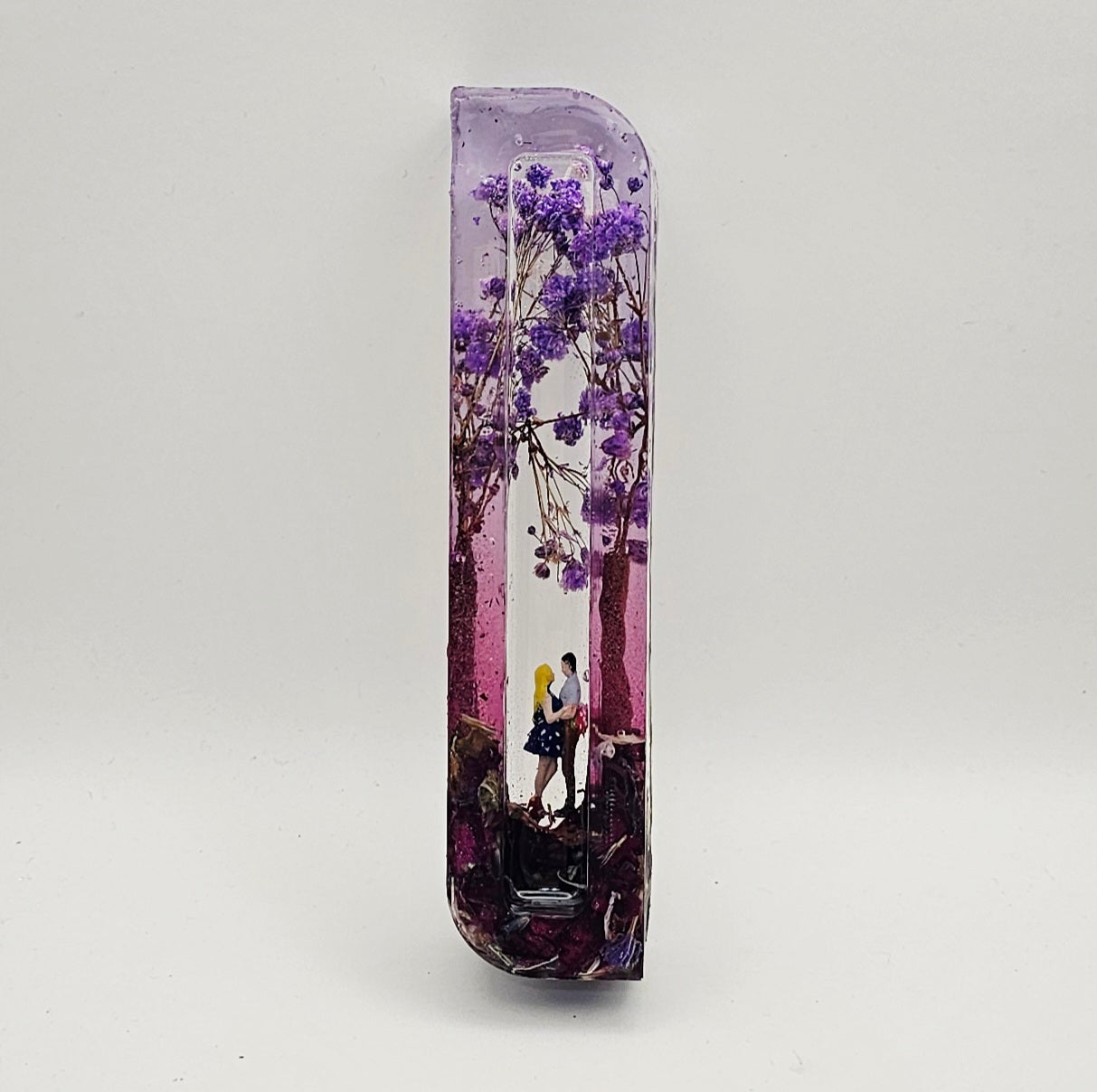 Mezuzah with a story - Loving Couple - 12cm #261 מזוזה עם סיפור