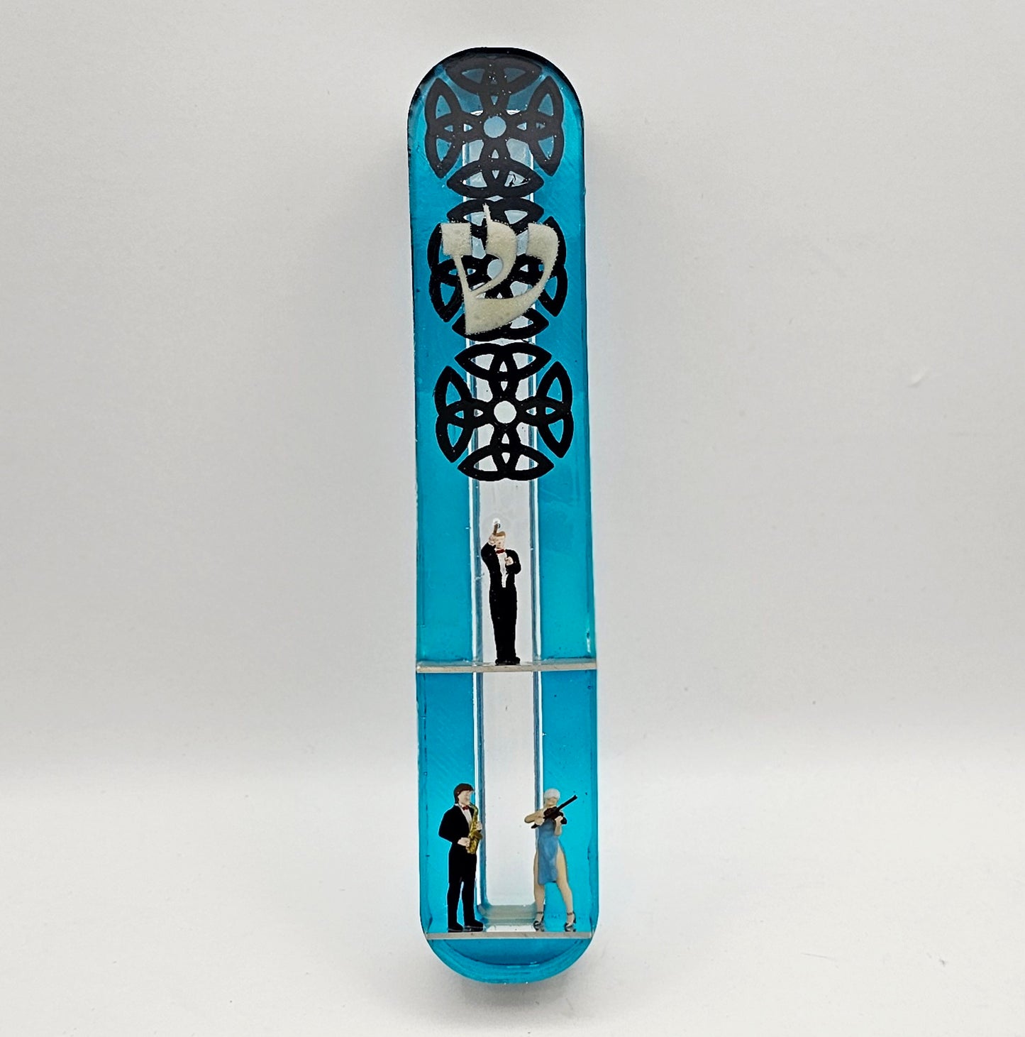 Mezuzah with a story - Orchestra conductor - 15cm - #274 מזוזה עם סיפור