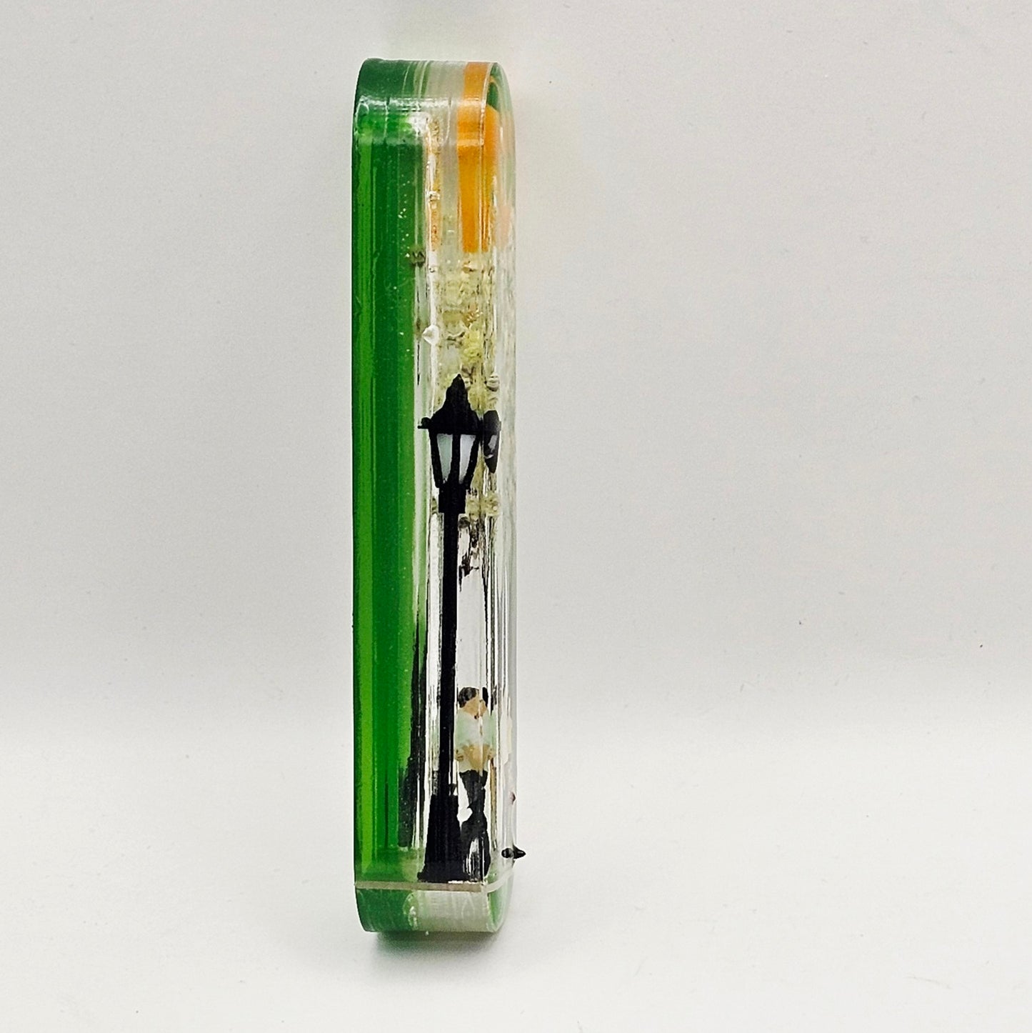 Mezuzah with a story - Loving Couple - 10cm #267 מזוזה עם סיפור