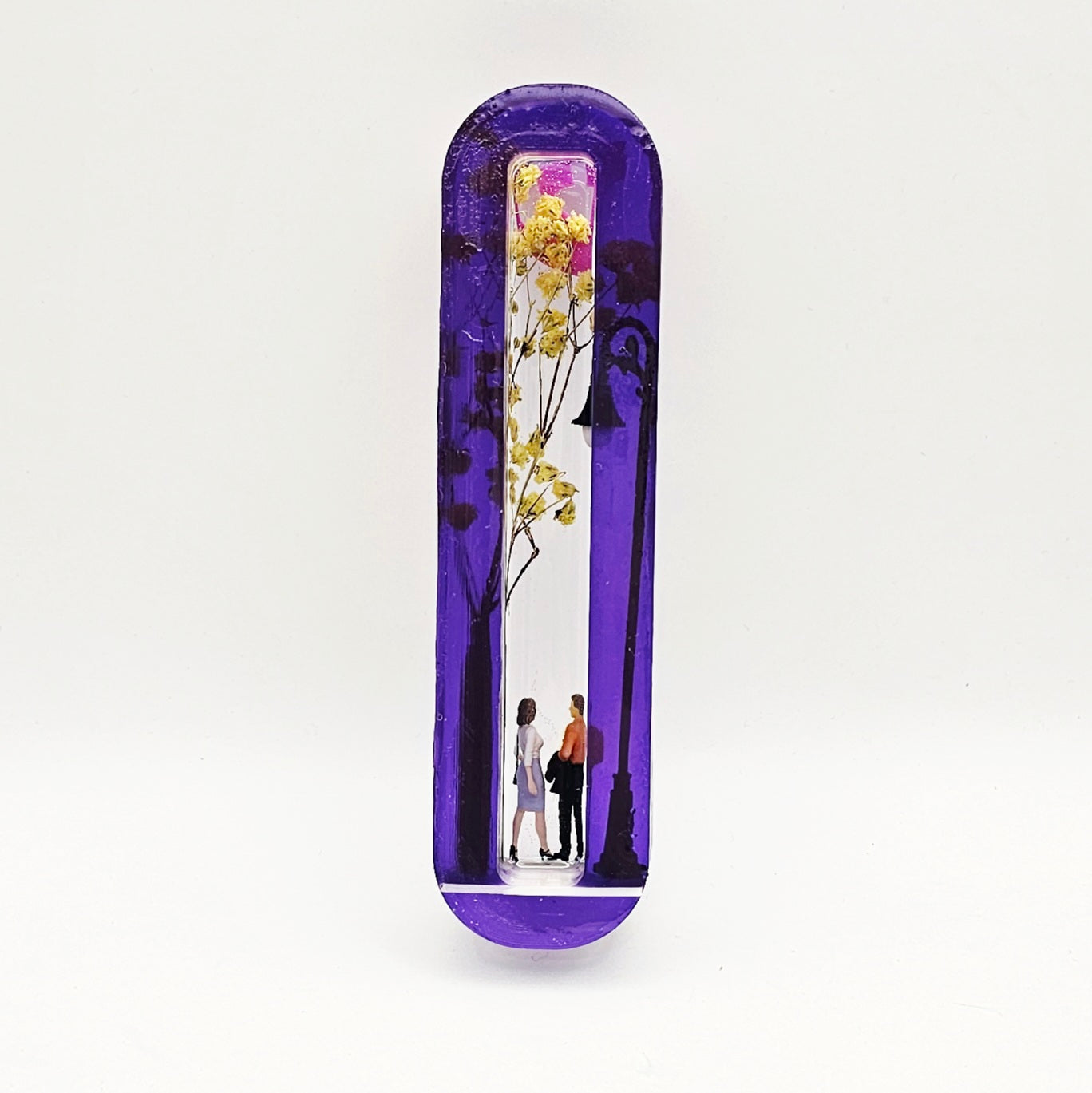 Mezuzah with a story - Loving Couple 10cm - מזוזה עם סיפור