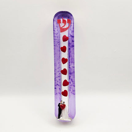 Mezuzah with a story - Wedding - 15cm - #269