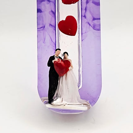 Mezuzah with a story - Wedding - 15cm - #269