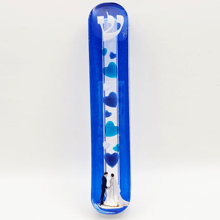 Mezuzah with a story - Wedding - 15cm #271