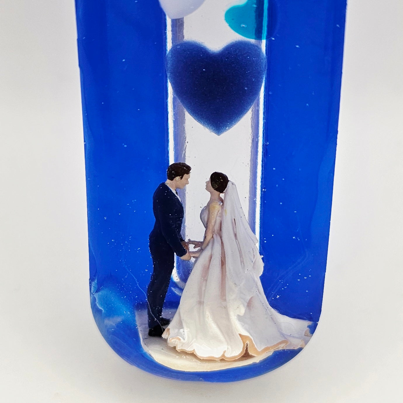 Mezuzah with a story - Wedding - 15cm #271 מזוזה עם סיפור