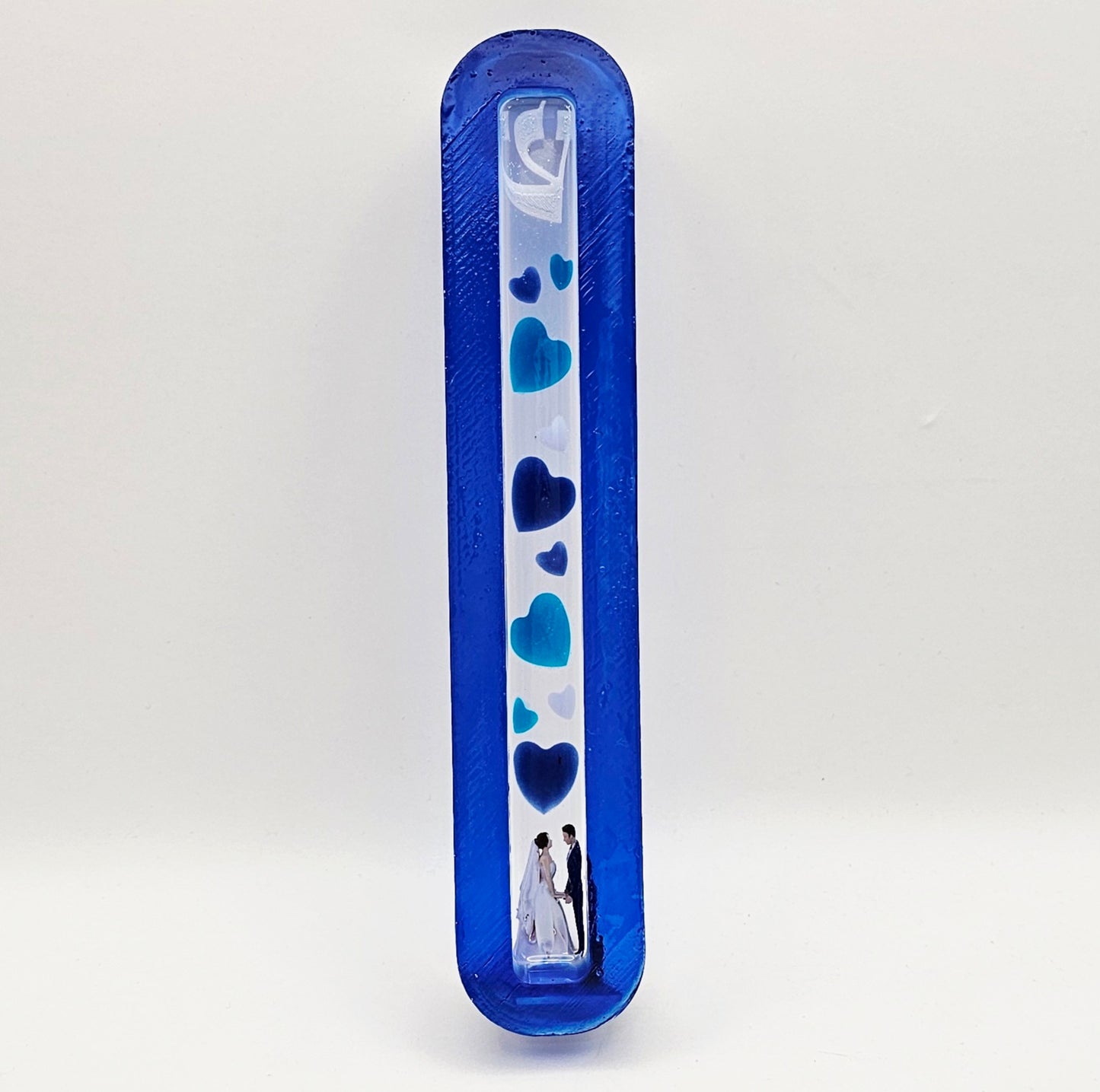 Mezuzah with a story - Wedding - 15cm #271 מזוזה עם סיפור