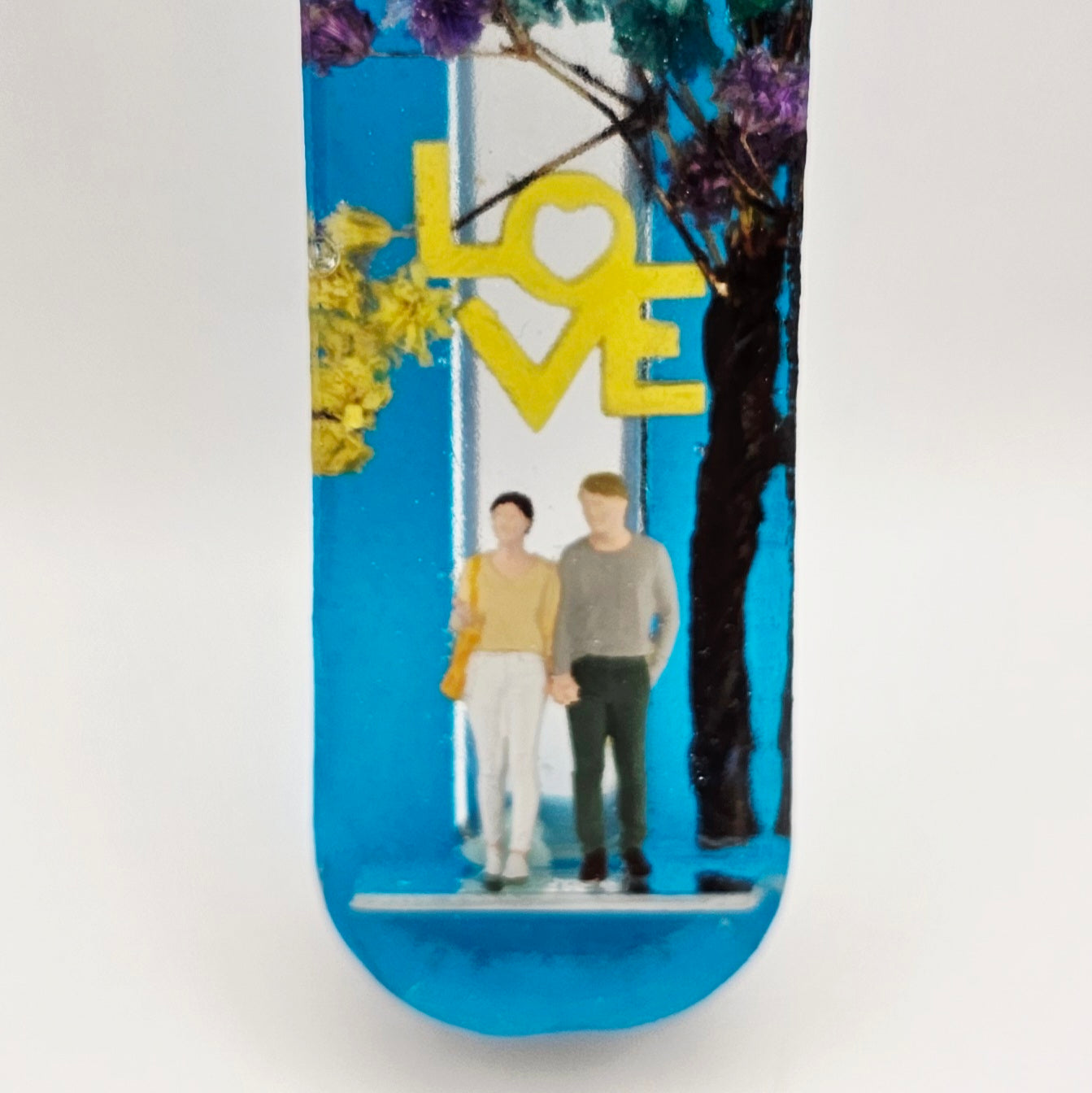 Mezuzah with a story - Loving Couple - 12cm - #273 מזוזה עם סיפור