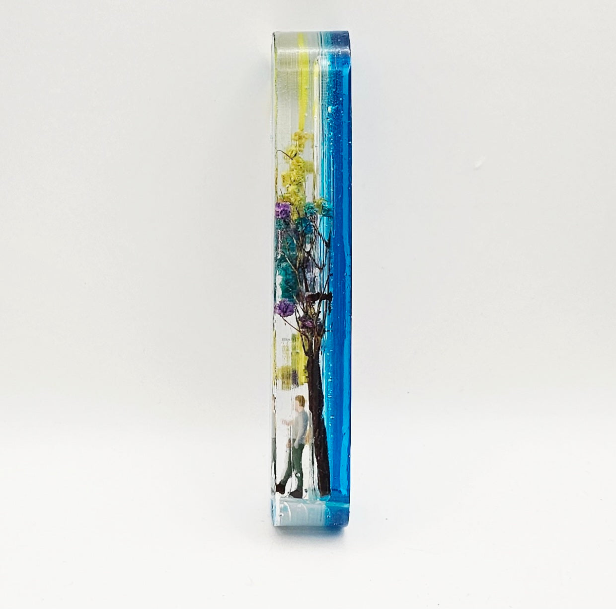 Mezuzah with a story - Loving Couple - 12cm - #273 מזוזה עם סיפור