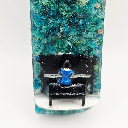 בית מזוזה 12 סנטימטר - פסנתרנית