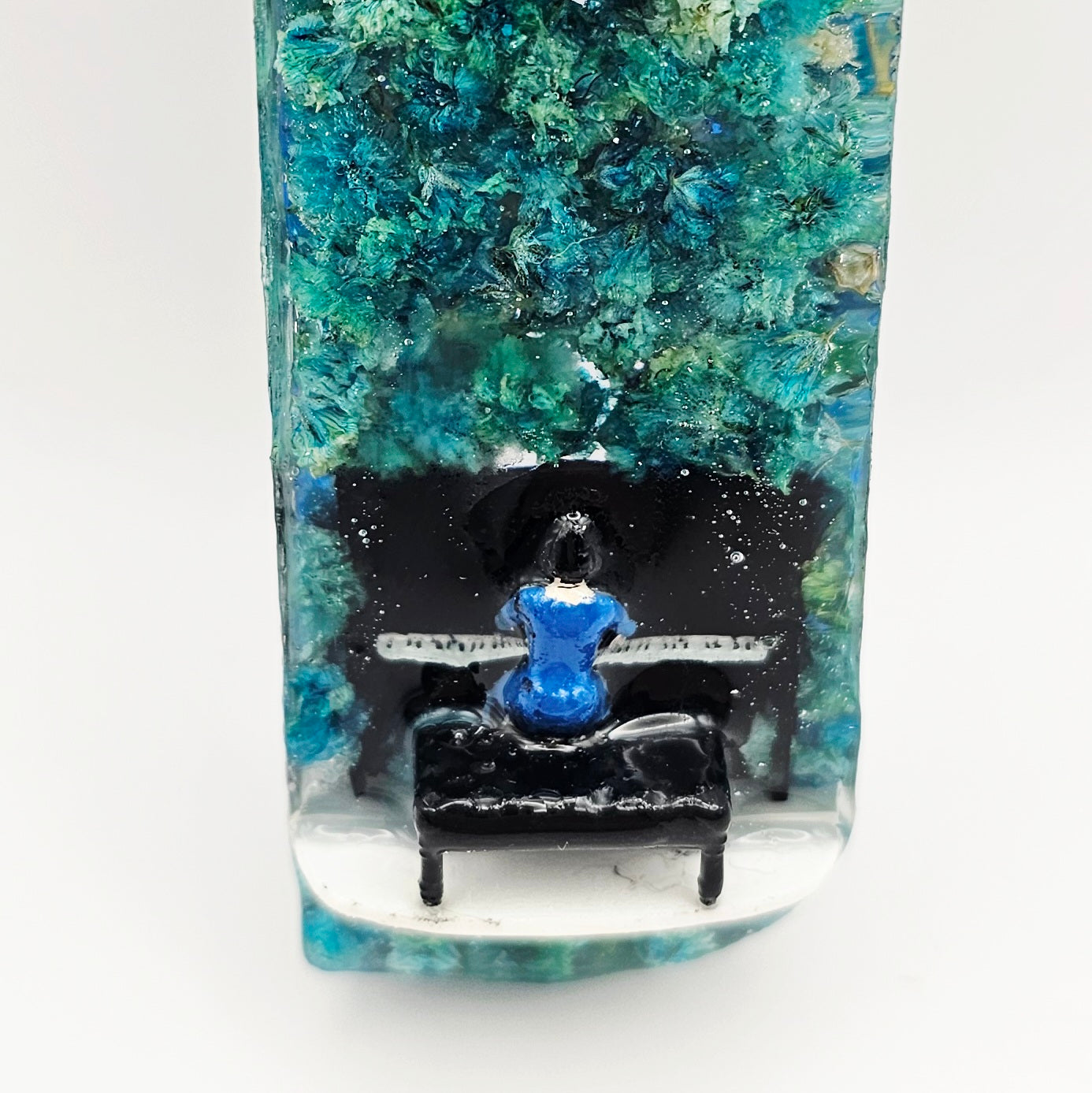 Mezuzah with a story - Pianist- 12cm #272 מזוזה עם סיפור