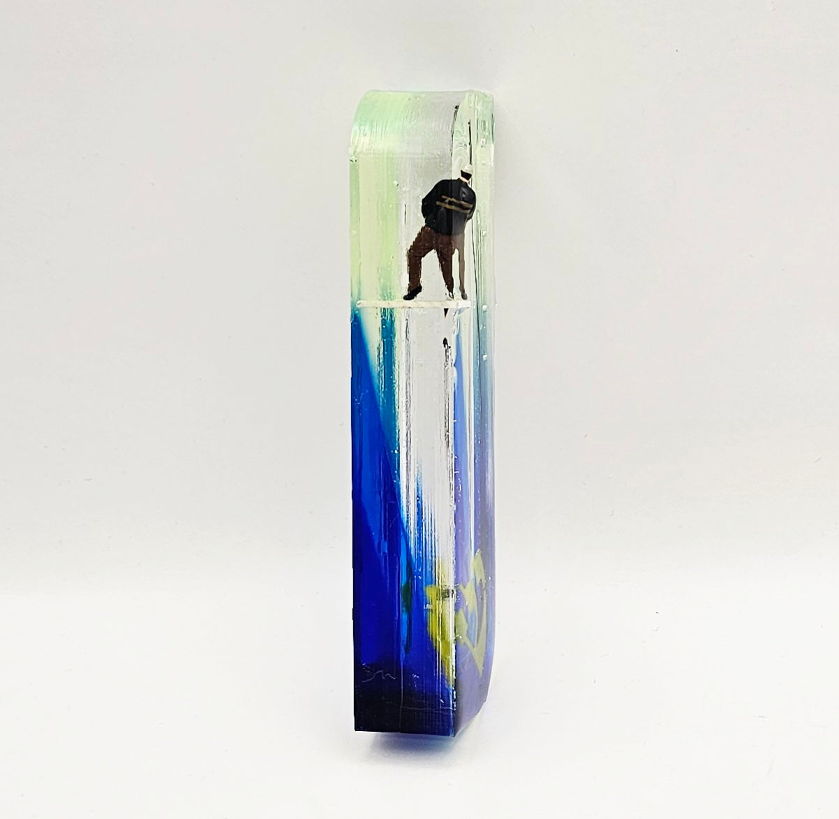 Mezuzah with a story - Fisherman - 10cm #275 מזוזה עם סיפור