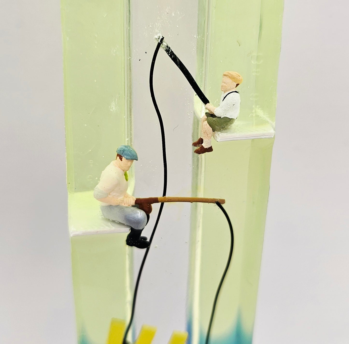 Mezuzah with a story - Fisherman - 15cm #276 מזוזה עם סיפור