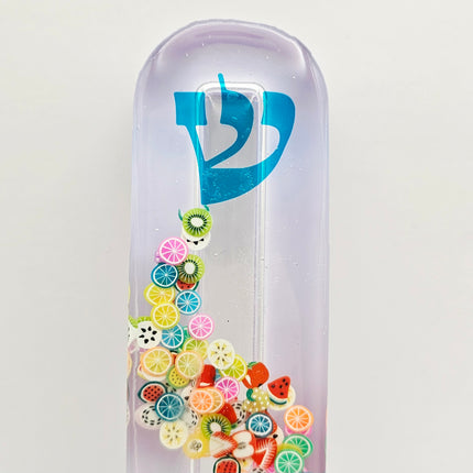 Mezuzah with a story - Couple Baking - 15cm #278