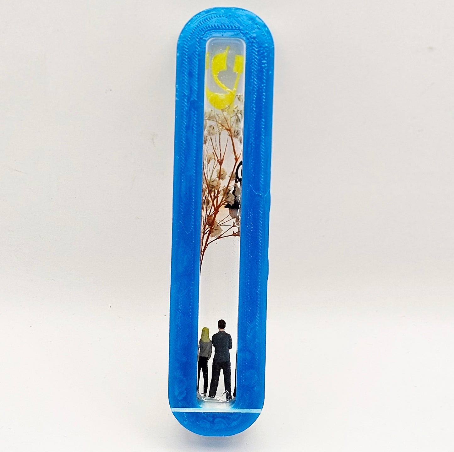 Mezuzah with a story - Loving Couple 12cm #280 מזוזה עם סיפור