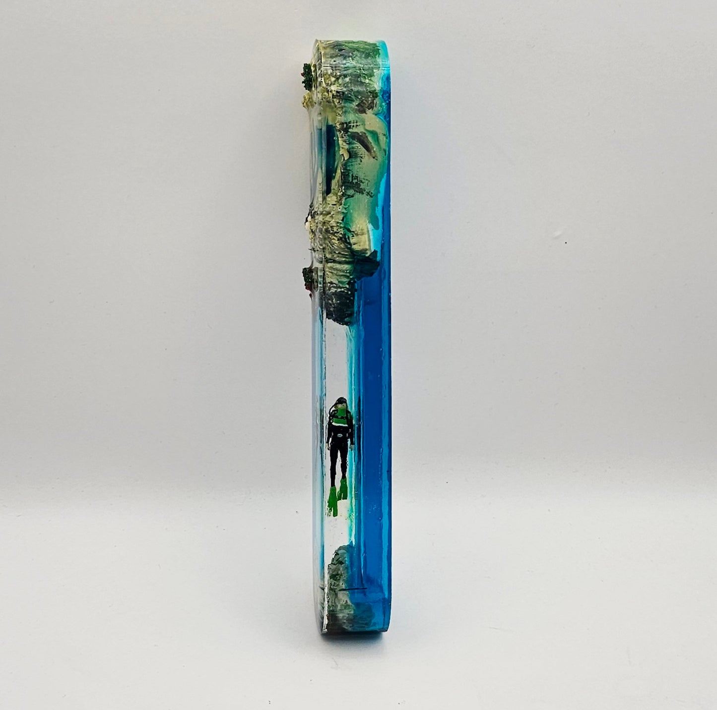 Mezuzah with a story - Diver - 15cm #281 מזוזה עם סיפור
