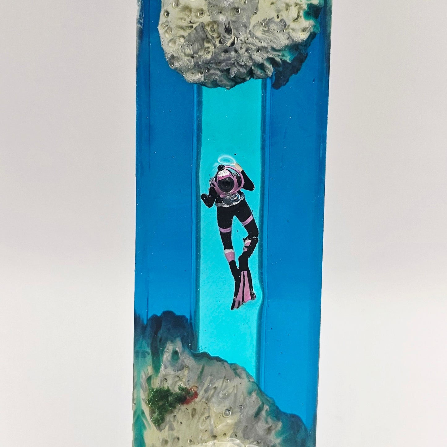 Mezuzah with a story - Diver - 15cm #282 מזוזה עם סיפור