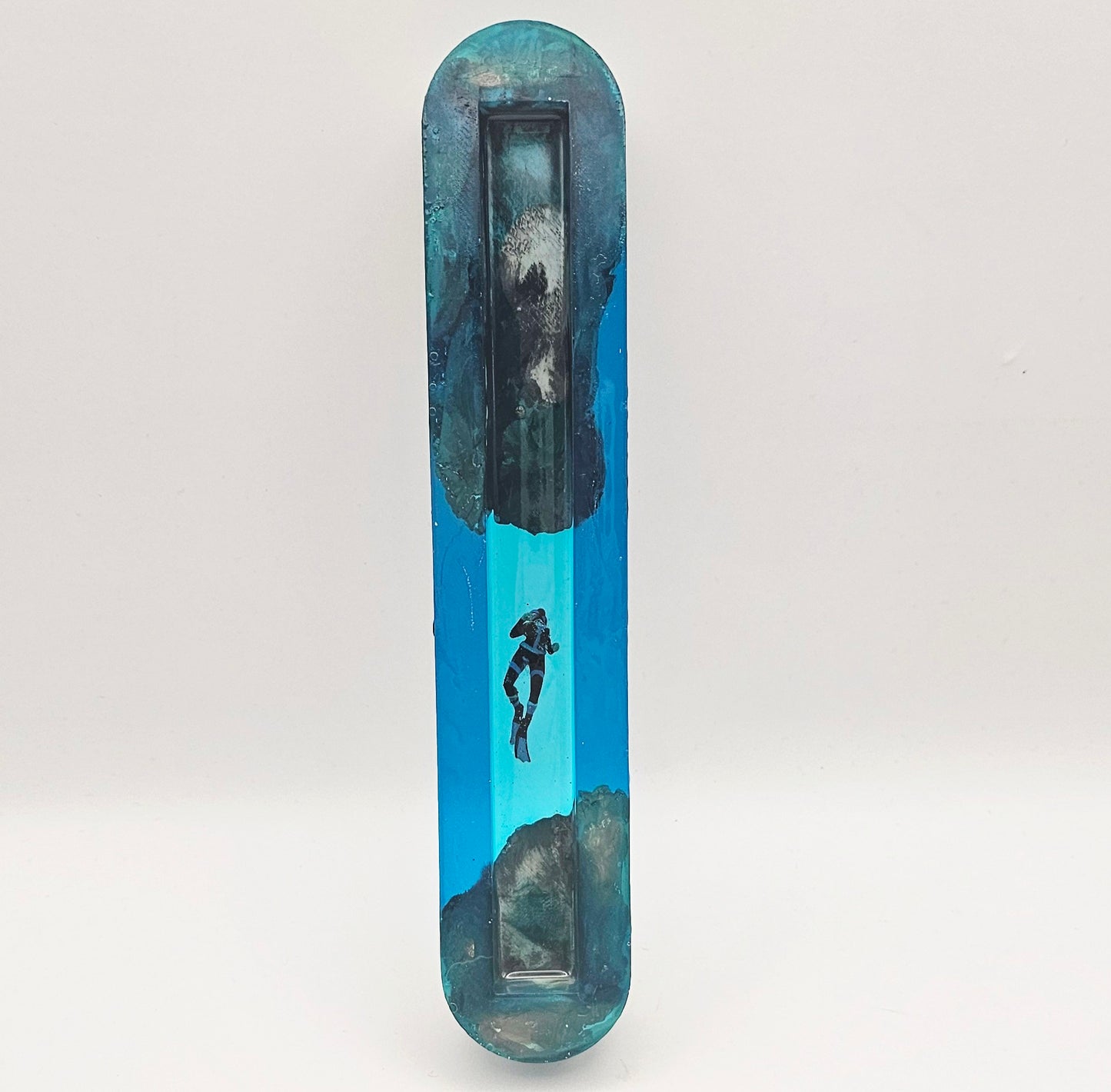 Mezuzah with a story - Diver - 15cm #282 מזוזה עם סיפור