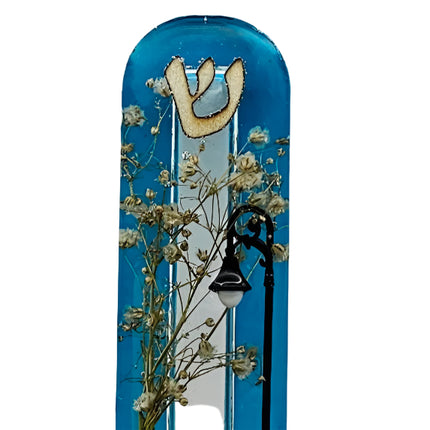 Mezuzah with a story - Happy Man -10cm #285