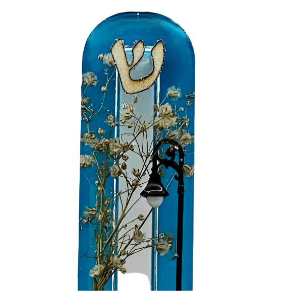 Mezuzah with a story - Happy Man -10cm #285 מזוזה עם סיפור