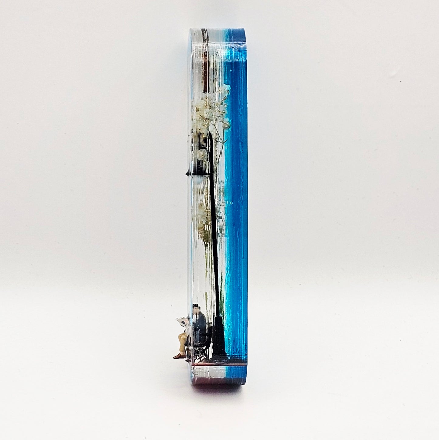 Mezuzah with a story - Happy Man -10cm #285 מזוזה עם סיפור