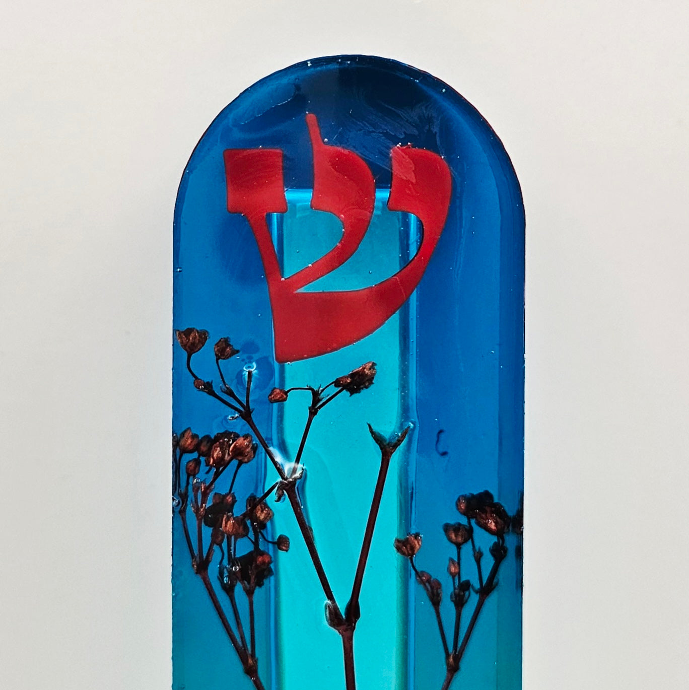Mezuzah with a story - Loving Couple - 15cm #298 מזוזה עם סיפור
